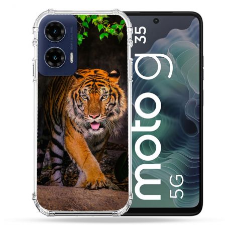 Coque Renforcée Pour Motorola G35 5G Animal Tigre Jungle
