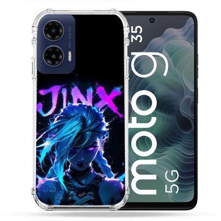 Coque Renforcée Pour Motorola G35 5G Arcane Jinx Night
