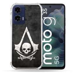 Coque Renforcée Pour Motorola G35 5G Assassin Creed Tete Mort