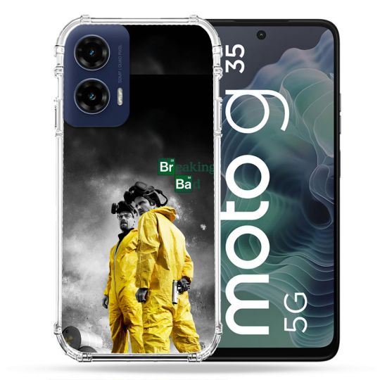 Coque Renforcée Pour Motorola G35 5G Breaking Bad Affiche