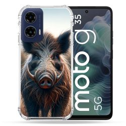 Coque Renforcée Pour Motorola G35 5G Chasse Sanglier Attaque