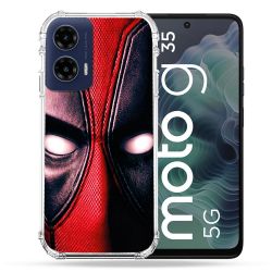 Coque Renforcée Pour Motorola G35 5G Deadpool Yeux