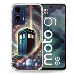 Coque Renforcée Pour Motorola G35 5G Dr Who Tardis Univers