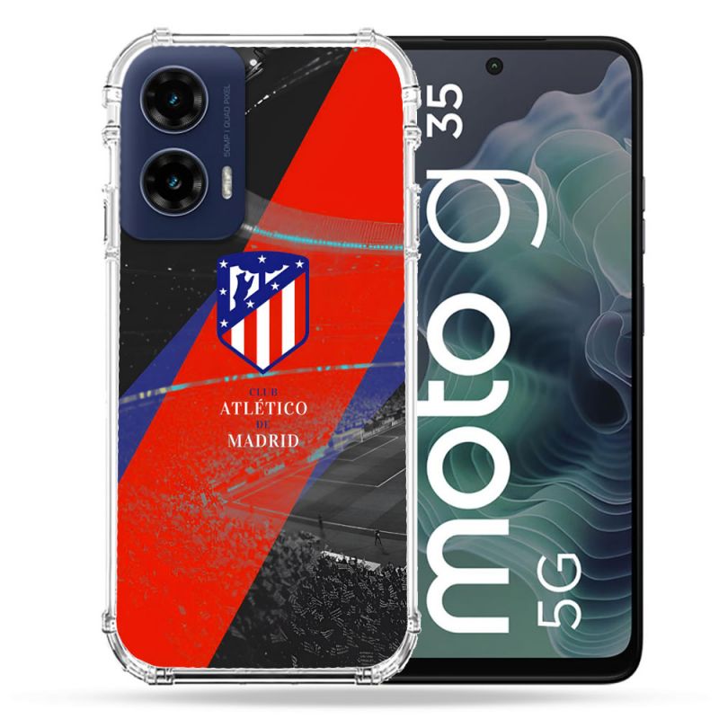 Coque Renforcée Pour Motorola G35 5G Foot Athletico Madrid