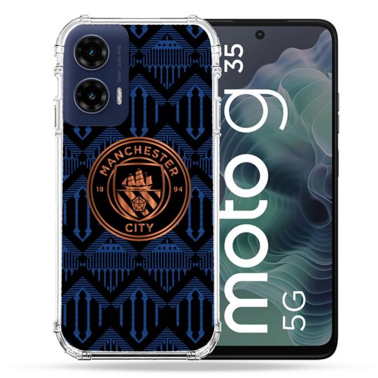 Coque Renforcée Pour Motorola G35 5G Foot Manchester City