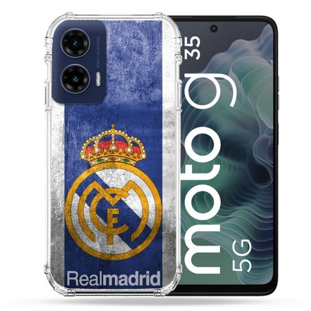 Coque Renforcée Pour Motorola G35 5G Foot Real Madrid