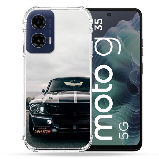 Coque Renforcée Pour Motorola G35 5G Ford Mustang GT500 Vintage