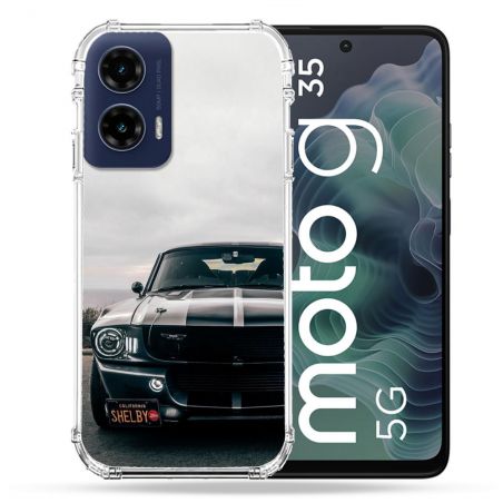 Coque Renforcée Pour Motorola G35 5G Ford Mustang GT500 Vintage