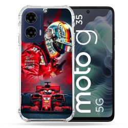 Coque Renforcée Pour Motorola G35 5G Formule 1 F1 Ferrari