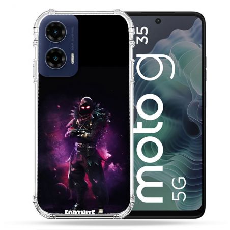 Coque Renforcée Pour Motorola G35 5G Fortnite Raven