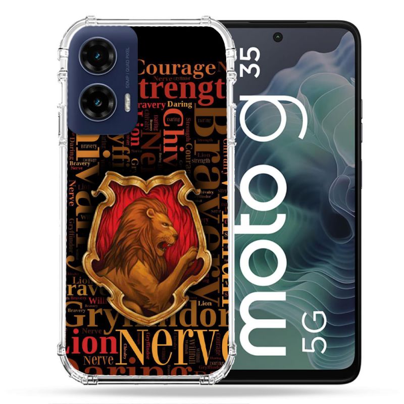 Coque Renforcée Pour Motorola G35 5G Harry Potter Griffondor
