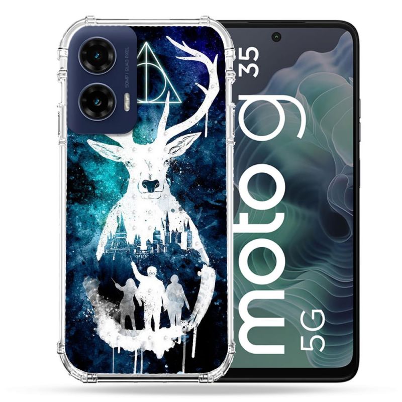 Coque Renforcée Pour Motorola G35 5G Harry Potter Patronome