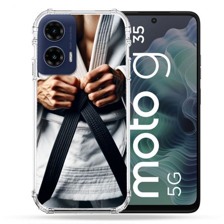 Coque Renforcée Pour Motorola G35 5G Kimono Ceinture
