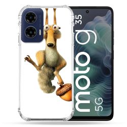 Coque Renforcée Pour Motorola G35 5G L'âge de Glace Scratch Suspendu