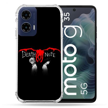 Coque Renforcée Pour Motorola G35 5G Manga Death Note Noir