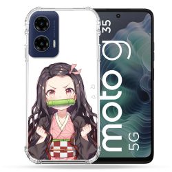 Coque Renforcée Pour Motorola G35 5G Manga Demon Slayer Nezuko