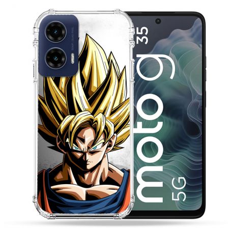Coque Renforcée Pour Motorola G35 5G Manga Dragon Ball Sangoku Portrait