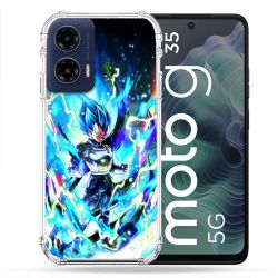 Coque Renforcée Pour Motorola G35 5G Manga Dragon Ball Vegeta Bleu