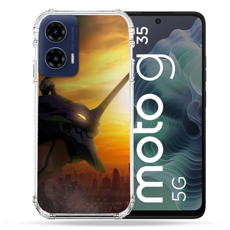 Coque Renforcée Pour Motorola G35 5G Manga Evangelion