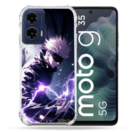 Coque Renforcée Pour Motorola G35 5G Manga Jujutsu Kaisen Gojo Saturo