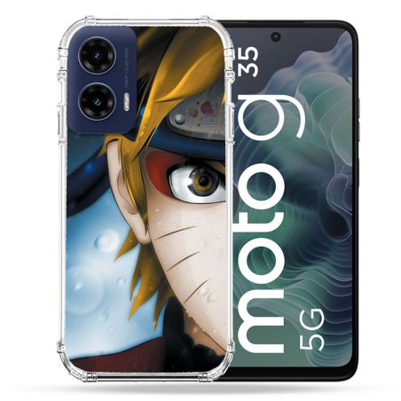 Coque Renforcée Pour Motorola G35 5G Manga Naruto Blanc