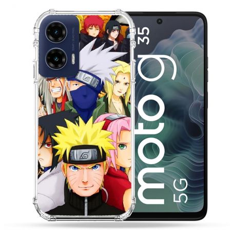 Coque Renforcée Pour Motorola G35 5G Manga Naruto Team