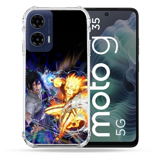 Coque Renforcée Pour Motorola G35 5G Manga Naruto VS