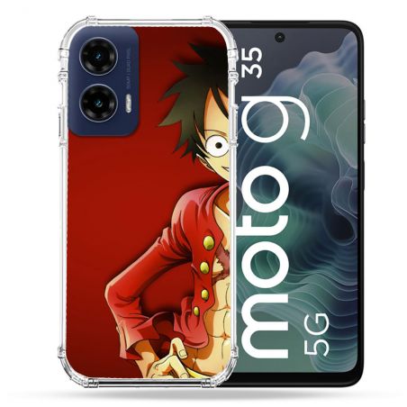Coque Renforcée Pour Motorola G35 5G Manga One Piece Luffy