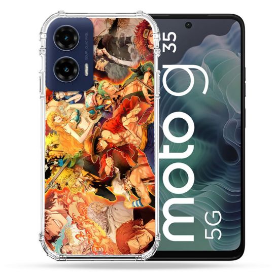 Coque Renforcée Pour Motorola G35 5G Manga One Piece Nakama