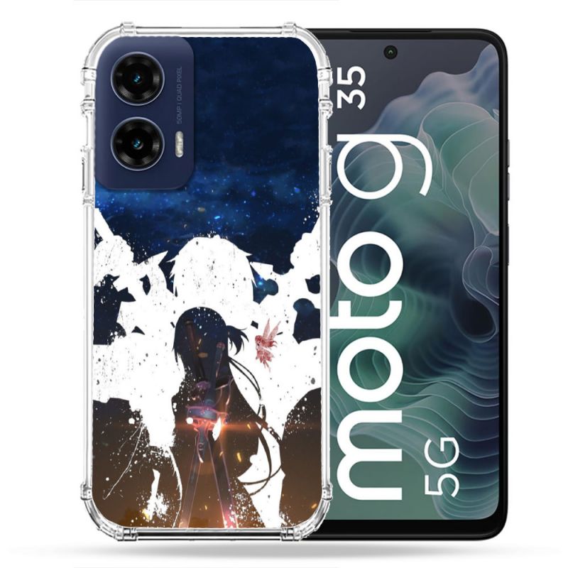 Coque Renforcée Pour Motorola G35 5G Manga SAO sword Art Online Asuna