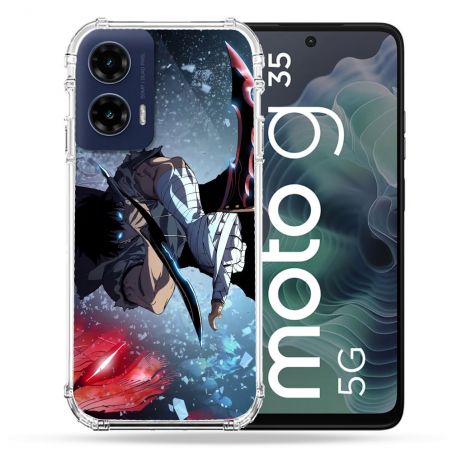 Coque Renforcée Pour Motorola G35 5G Manga Solo Leveling Sung Epee