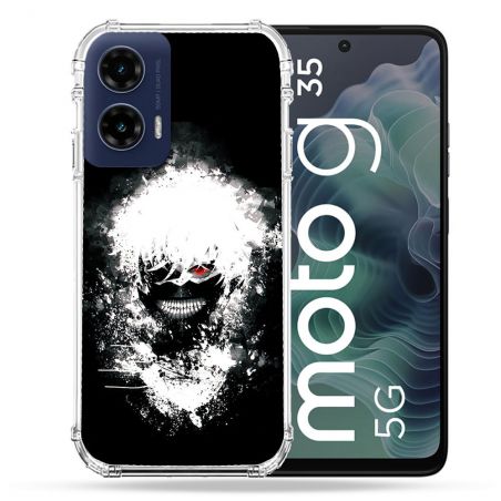 Coque Renforcée Pour Motorola G35 5G Manga Tokyo Ghoul Kaneki Tag