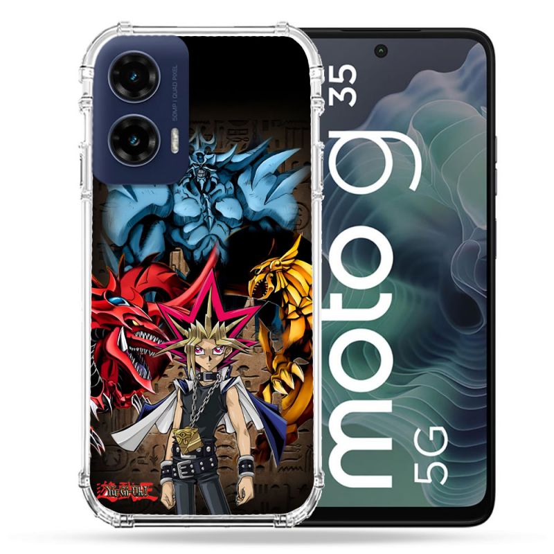 Coque Renforcée Pour Motorola G35 5G Manga Yu Gi Oh