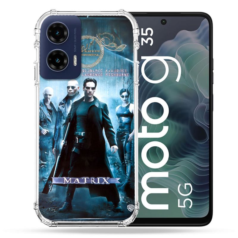 Coque Renforcée Pour Motorola G35 5G Matrix Affiche