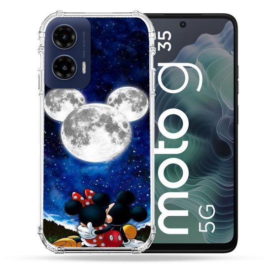 Coque Renforcée Pour Motorola G35 5G Mickey Minnie