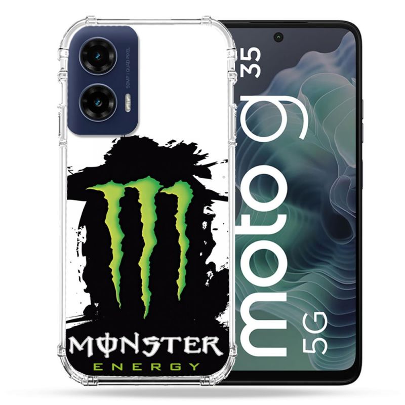 Coque Renforcée Pour Motorola G35 5G Monster Energy Tache