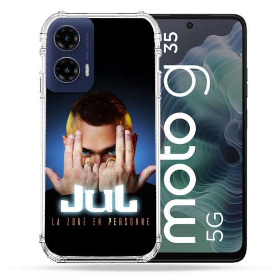 Coque Renforcée Pour Motorola G35 5G Musique Jul Signe