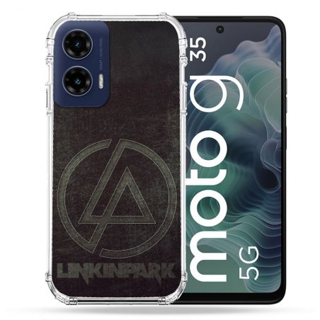 Coque Renforcée Pour Motorola G35 5G Musique Rock Linkin Park