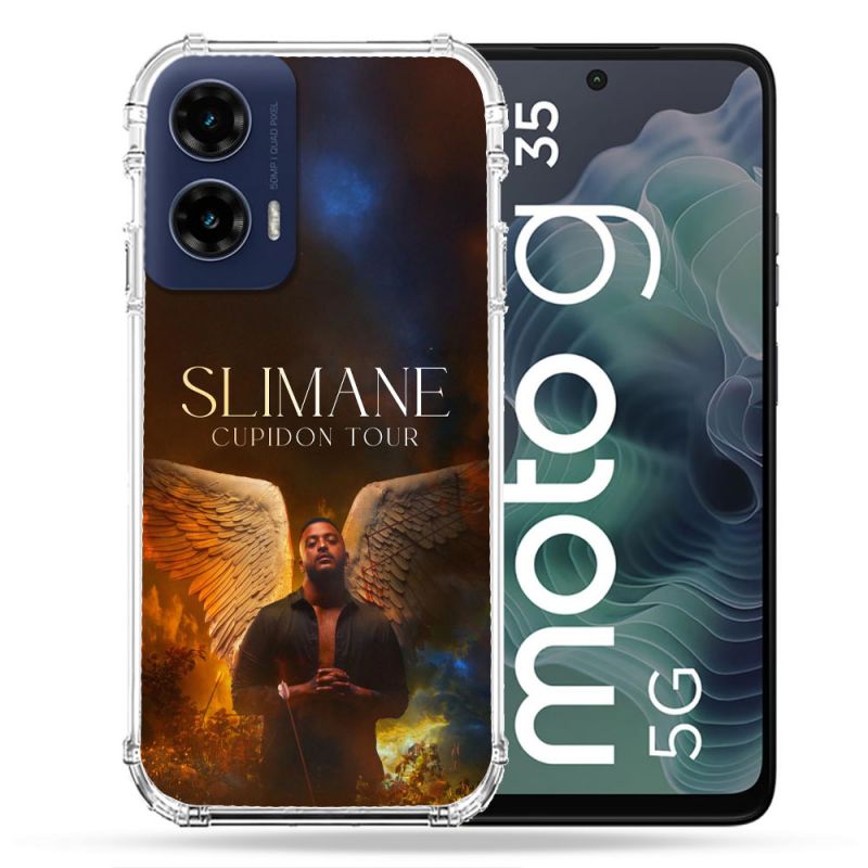 Coque Renforcée Pour Motorola G35 5G Musique Slimane Ange