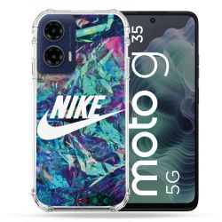 Coque Renforcée Pour Motorola G35 5G Nike Turquoise