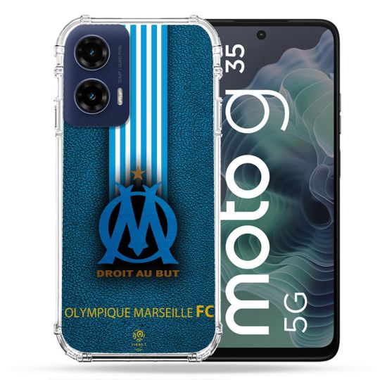 Coque Renforcée Pour Motorola G35 5G Olympique Marseille OM Bande