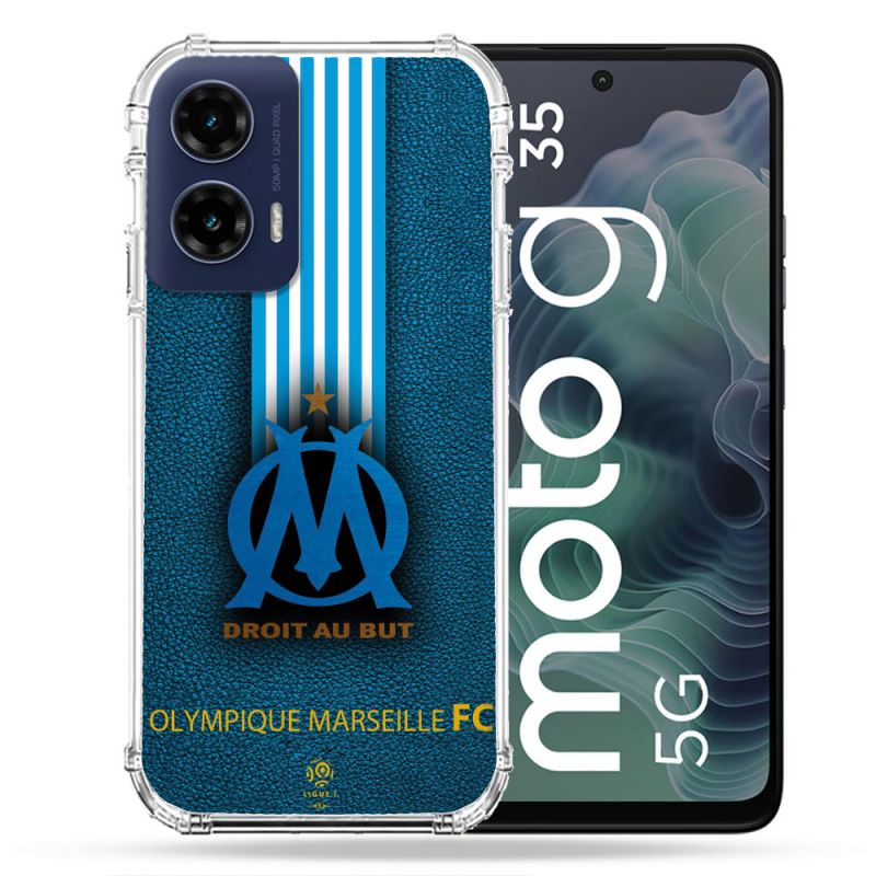 Coque Renforcée Pour Motorola G35 5G Olympique Marseille OM Bande