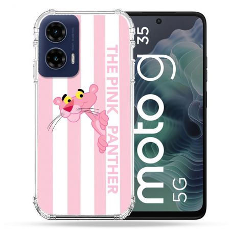 Coque Renforcée Pour Motorola G35 5G Panthere Rose