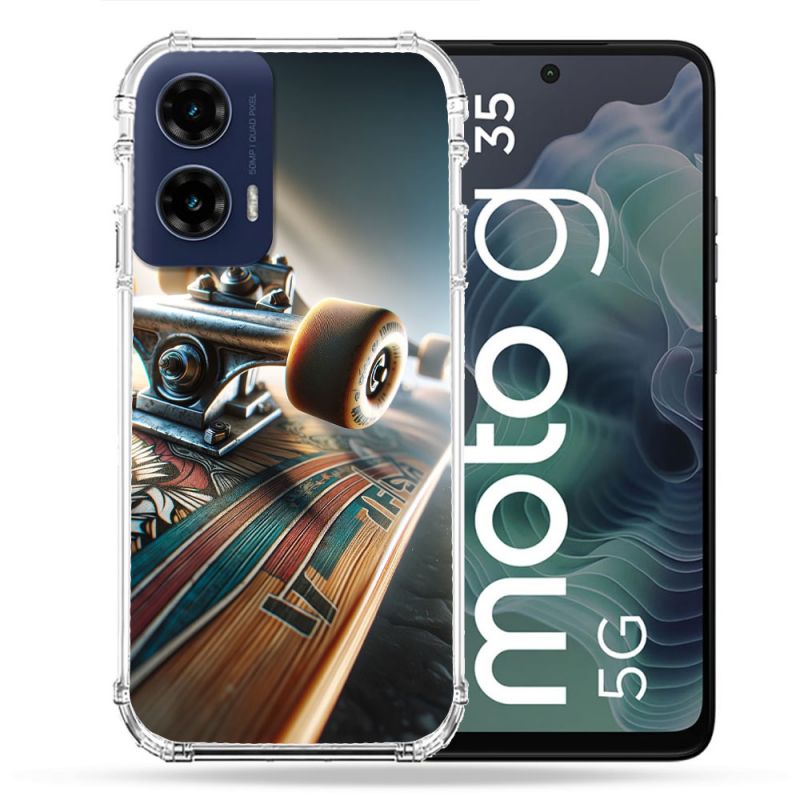 Coque Renforcée Pour Motorola G35 5G Planche Skate