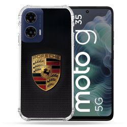 Coque Renforcée Pour Motorola G35 5G Porsche Carbone