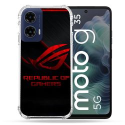 Coque Renforcée Pour Motorola G35 5G ROG Rouge