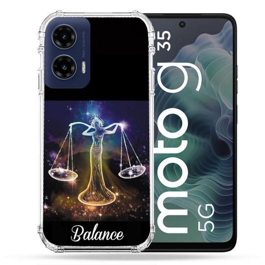 Coque Renforcée Pour Motorola G35 5G Signe Zodiaque 2 Balance