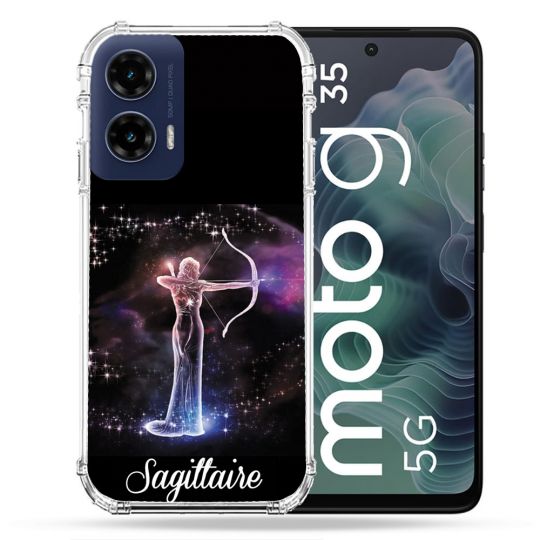 Coque Renforcée Pour Motorola G35 5G Signe Zodiaque 2 Sagittaire