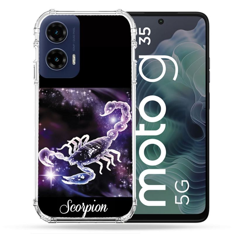 Coque Renforcée Pour Motorola G35 5G Signe Zodiaque 2 Scorpion