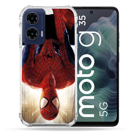 Coque Renforcée Pour Motorola G35 5G Spiderman Invers